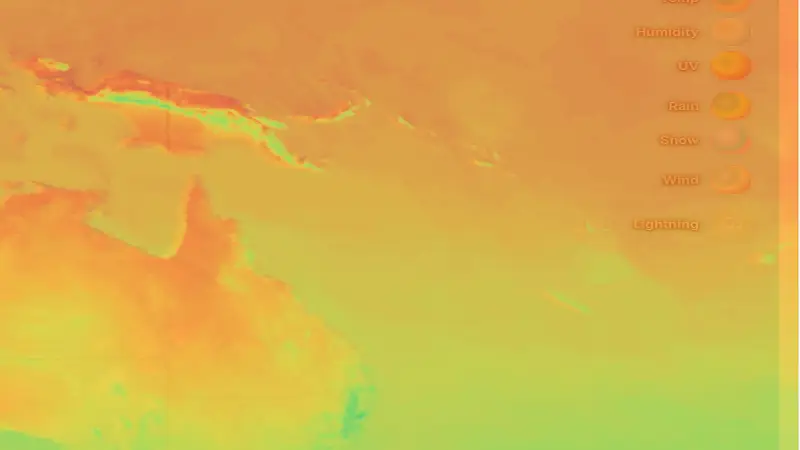 Temperatură weather map