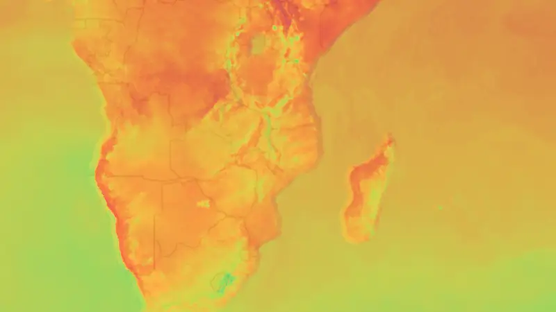 Temperatur weather map