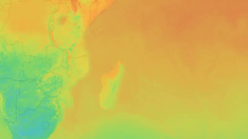 Θερμοκρασία weather map
