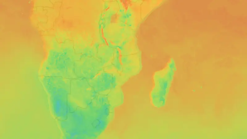 Temperatur weather map