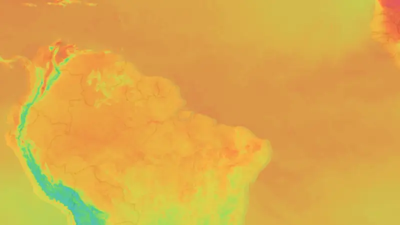 Temperatura weather map