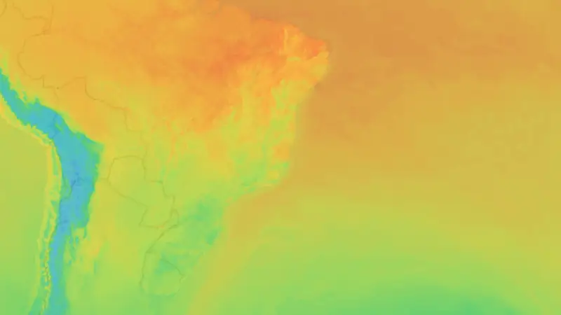 Temperatura weather map