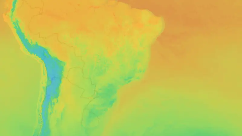 Temperatura weather map