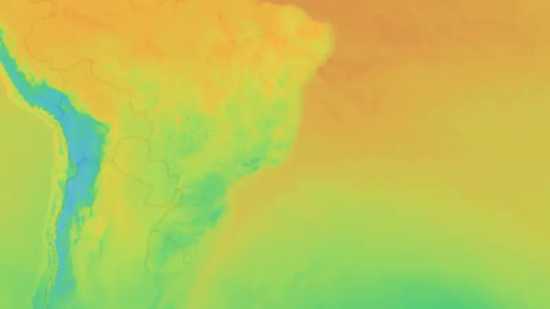 Temperatura weather map