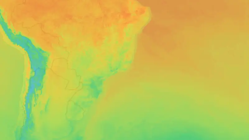 Sıcaklık weather map