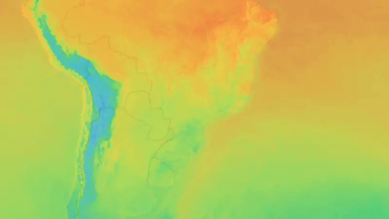 Temperatur weather map