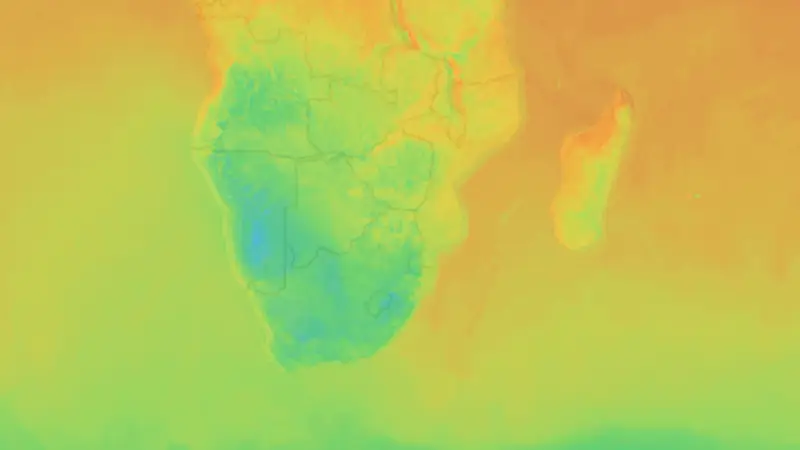 Temperatura weather map