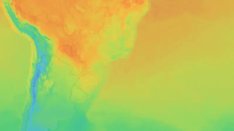 Temperatur weather map