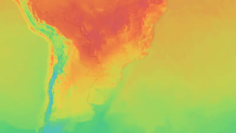 Temperatura weather map
