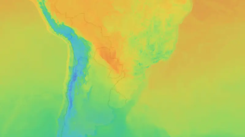 Temperatură weather map
