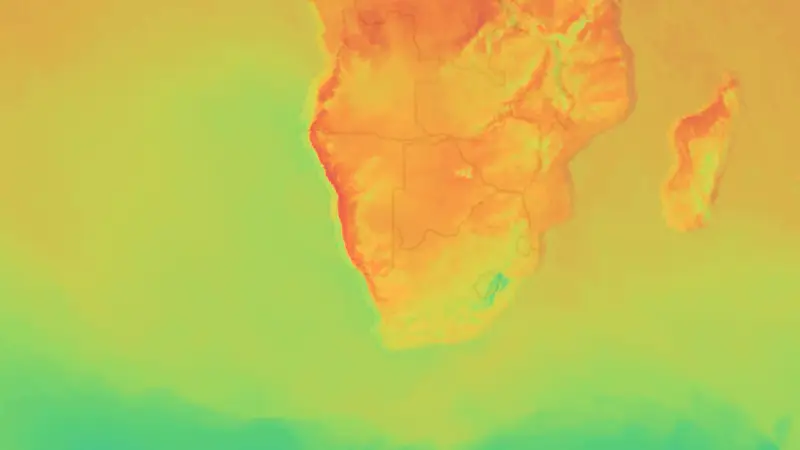 Temperatuur weather map