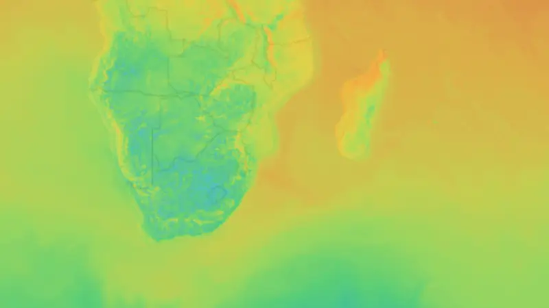 Temperatur weather map