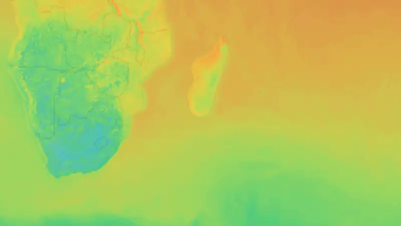 Temperatur weather map