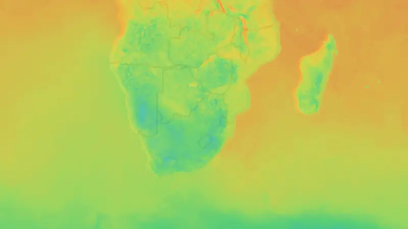 Temperatura weather map