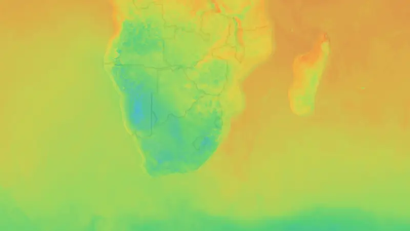 Temperatura weather map