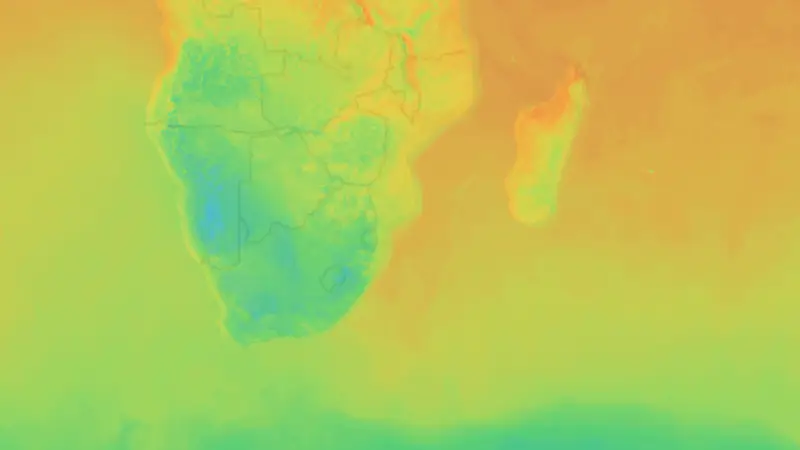 Temperatura weather map