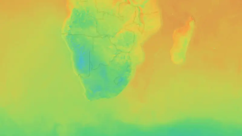 Temperatura weather map