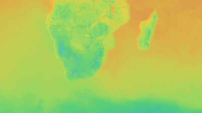 Temperatur weather map