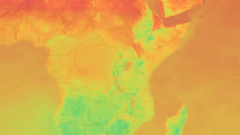 Sıcaklık weather map