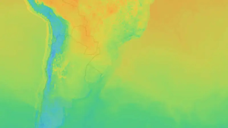 دما weather map