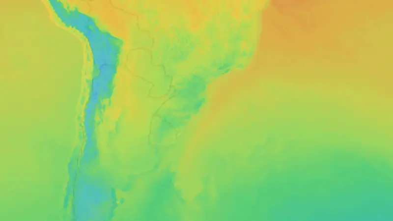 Temperatura weather map