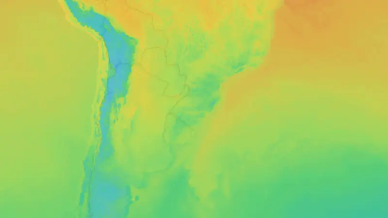 Temperatura weather map
