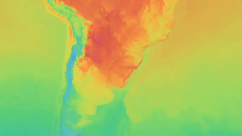 Temperatura weather map