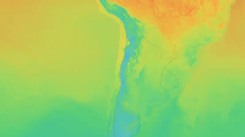 Temperatur weather map