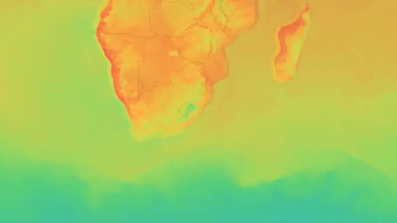 Temperatur weather map