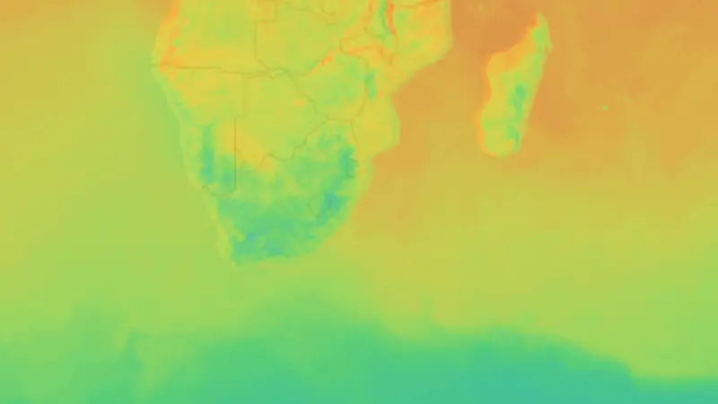 Temperatur weather map