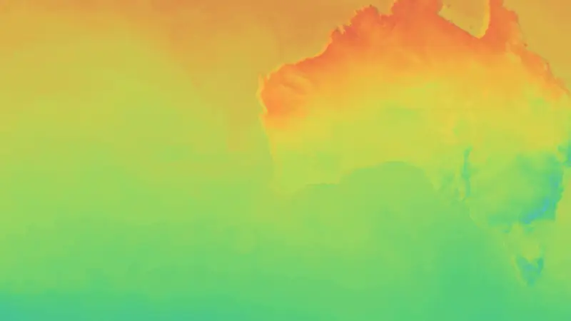 Temperatura weather map