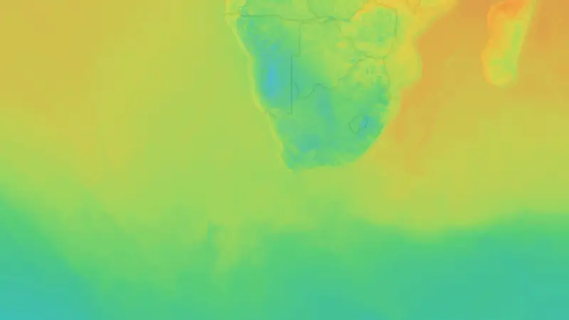 Temperatur weather map