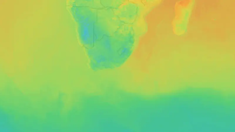 Sıcaklık weather map