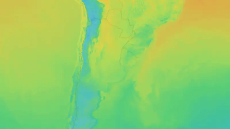 Θερμοκρασία weather map