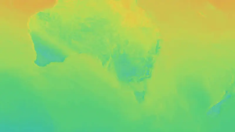 Temperatur weather map