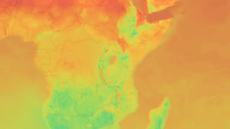 Temperatur weather map