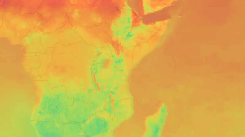 Temperatur weather map