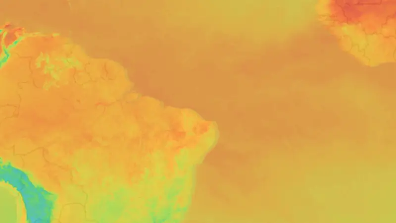 Temperatur weather map