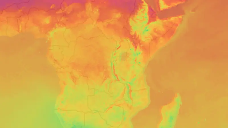 دما weather map