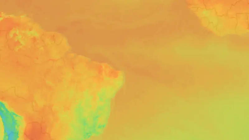 Temperatur weather map