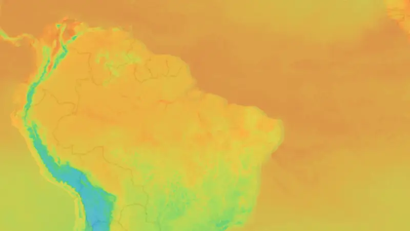 Temperatura weather map