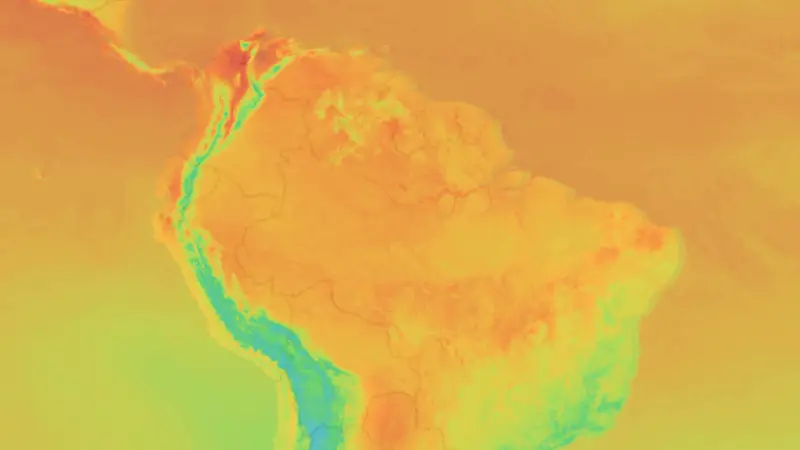 Temperatura weather map