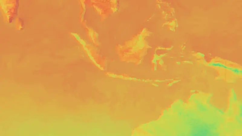 Lämpötila weather map