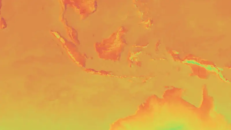 دما weather map