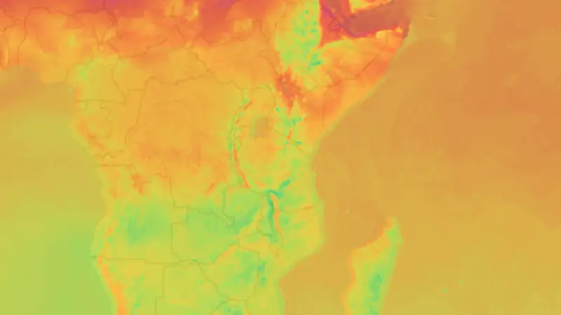 Temperatur weather map