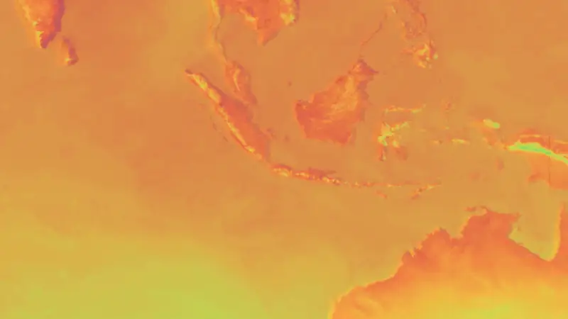 Temperatur weather map