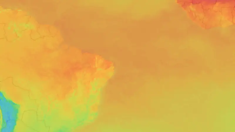 Temperatura weather map