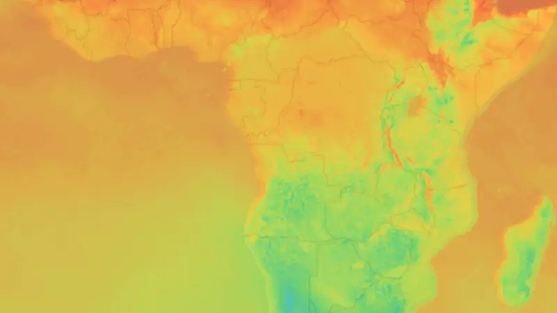 Temperatura weather map