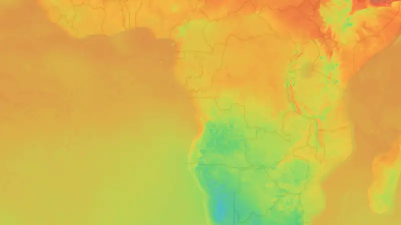 Temperatura weather map
