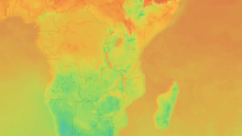 Sıcaklık weather map